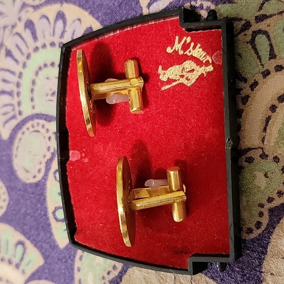 Vintage Elizabeth II Half Penny Cuff links - Picture 2 of 6